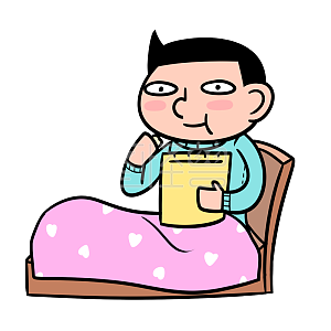 图怪兽原创元素 卡通 疫情 防疫 宅家 表情包