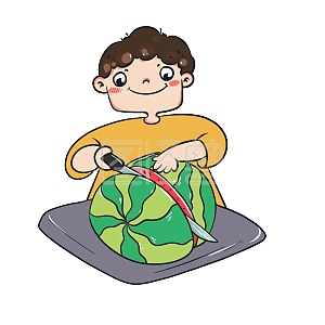 黄色 白切鸡 广东美食 姜丝详情图怪兽原创元素公主切丧萌卡通