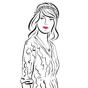 图怪兽原创元素   线条 母亲节 女性 人物 时尚 妈妈 女孩