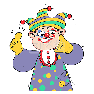 图怪兽原创元素优秀如我卡通表情包