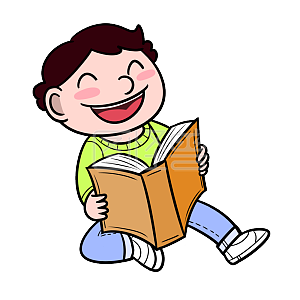 卡通读书素材图片-免费卡通读书png元素大全-图怪兽