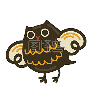 猫头鹰素材素材图片-免费猫头鹰素材png元素大全-图怪兽