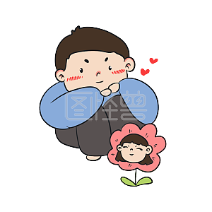 图怪兽原创元素等我家小可爱长大卡通表情包