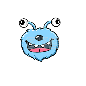 卡通怪物