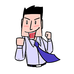 图怪兽原创元素 卡通 青年节 励志青年 表情包