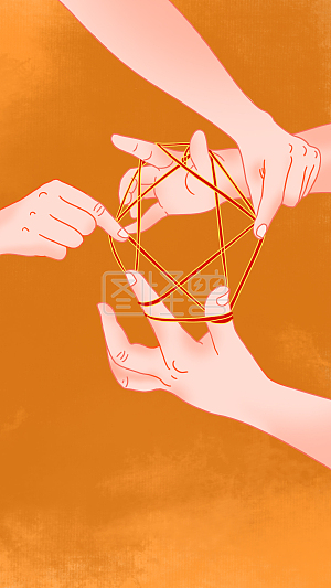 复古   儿童节    游戏    情怀    童年   流金岁月  翻花绳