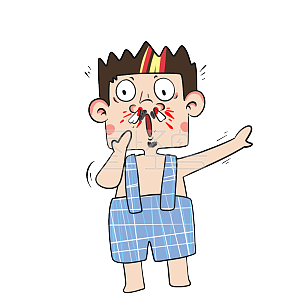 图怪兽原创元素哇哦好劲爆卡通表情包