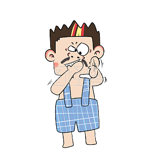 图怪兽原创元素走开走开卡通表情包