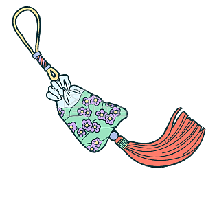 图怪兽原创元素手绘卡通端午节香包