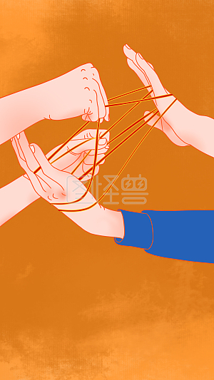 复古   儿童节    游戏    情怀    童年   流金岁月  翻花绳