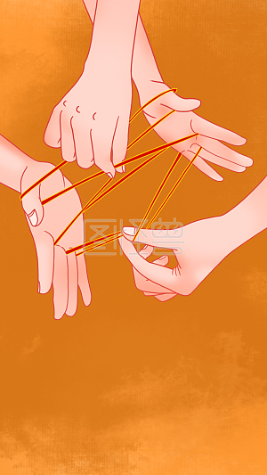 复古   儿童节    游戏    情怀    童年   流金岁月  翻花绳