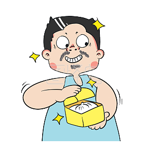 图怪兽原创元素"包"藏卡通表情包