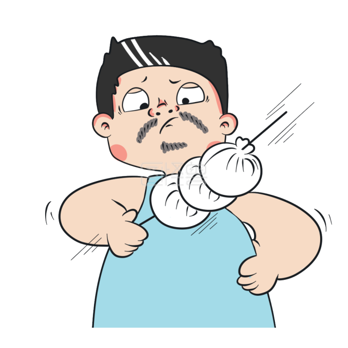 图怪兽原创元素服不服气卡通表情包