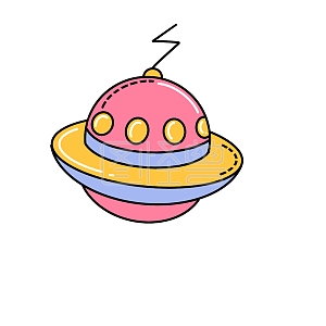 飞碟素材图片-免费飞碟png元素大全-图怪兽