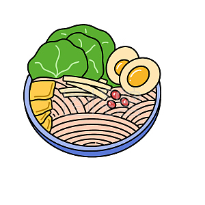 卡通面条