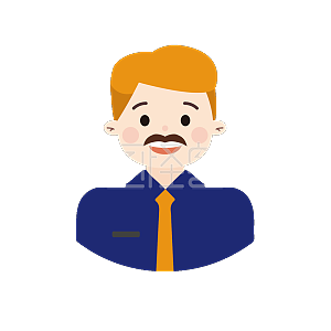 图怪兽原创元素  手账 人物  扁平  求职  精英