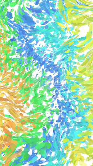 图怪兽彩色叶子绘图背景