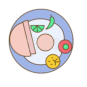 聚餐 购物节 美食 饺子皮 餐具 食材