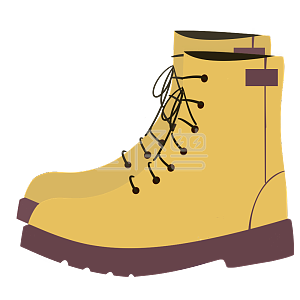 图怪兽原创元素618购物节马丁靴卡通