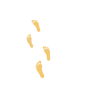 扁平 简约 通用 脚印 足迹 脚步