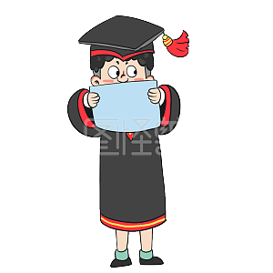 学士服素材图片 免费学士服png元素大全 图怪兽