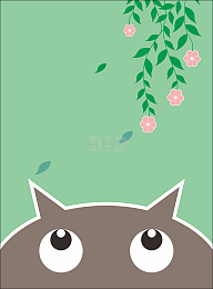 猫咪背景背景图片 猫咪背景素材设计 图怪兽