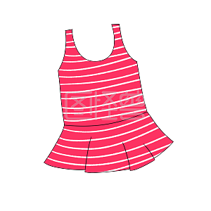 图怪兽原创元素卡通儿童泳衣