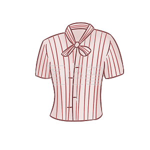 图怪兽原创元素卡通手绘大暑服饰衬衫短袖