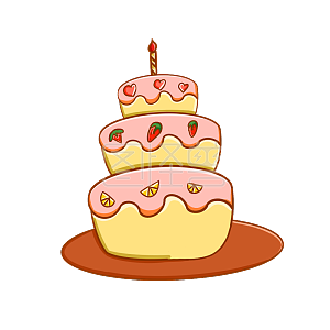 卡通生日蛋糕