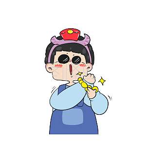 图怪兽原创元素土豪暴发户卡通表情包