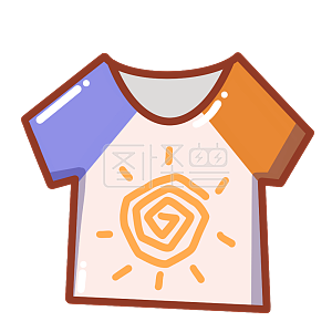 图怪兽原创元素卡通衣服可爱