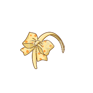 图怪兽原创元素卡通发箍可爱黄色