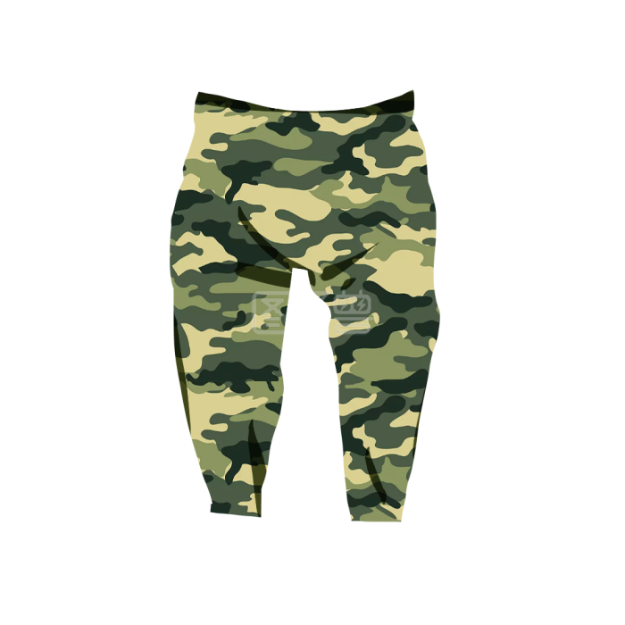 图怪兽迷彩服长裤背景素材图片 图怪兽