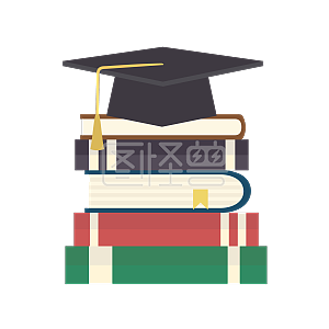 博士帽卡通素材图片 免费博士帽卡通png元素大全 图怪兽