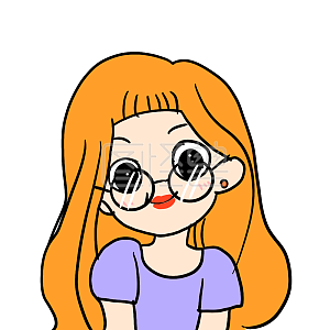 图怪兽原创元素卡通风女孩淑女表情包插画元素