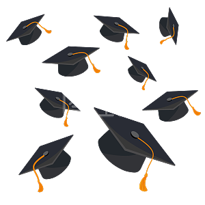 毕业帽子素材图片 免费毕业帽子png元素大全 图怪兽