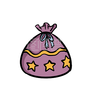 图怪兽原创元素卡通袋子星星口袋