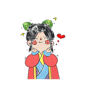 图怪兽原创元素乐开花卡通表情包