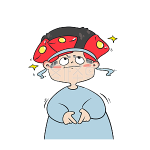 图怪兽原创元素不知所措的姿态卡通表情包