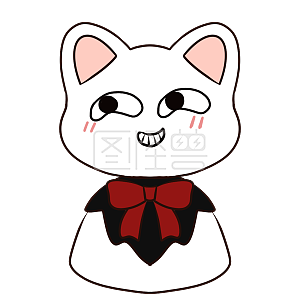 图怪兽原创元素卡通表情包小猫猫咪坏笑可爱