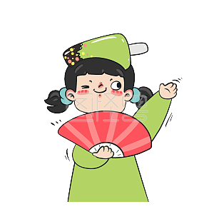 图怪兽原创元素线上的朋友你好啊卡通表情包