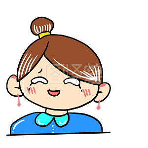 图怪兽原创元素萝莉y晕死表情包插画元素