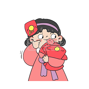 图怪兽原创元素舔包卡通表情包