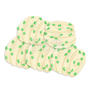 图怪兽原创元素卡通地摊经济促销美食早点花卷卡通插画