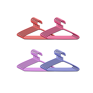 图怪兽原创元素卡通地摊经济促销生活用品衣架卡通插画