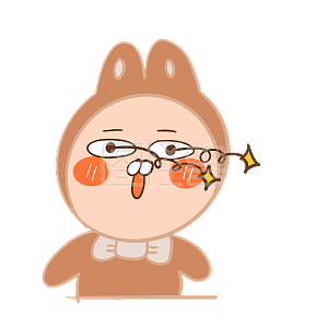 图怪兽原创元素卡通大脸猫眼放光表情包插画元素