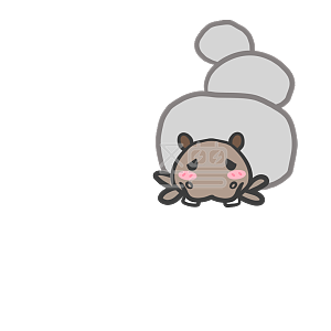 黄色    卡通     河马       压扁      表情包