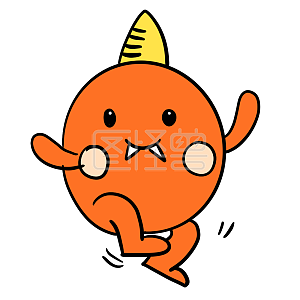 图怪兽原创元素卡通红色小怪物凶巴巴表情包插画元素