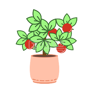 图怪兽原创元素西红柿树素材详情图怪兽原创元素c4d立体黄色卡通