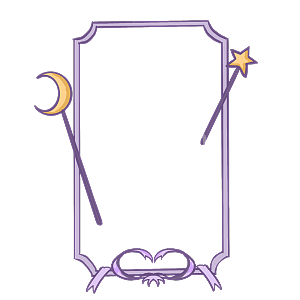 图怪兽原创元素开学季社团招新动漫社二次元魔法少女心边框纹理